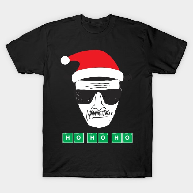 Heisenberg Ho Ho Ho Christmas Breaking Bad T-Shirt by Rebus28